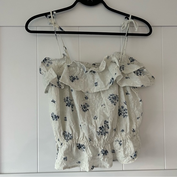 🐧2/$15 American Eagle Floral Tank Top - Picture 1 of 2